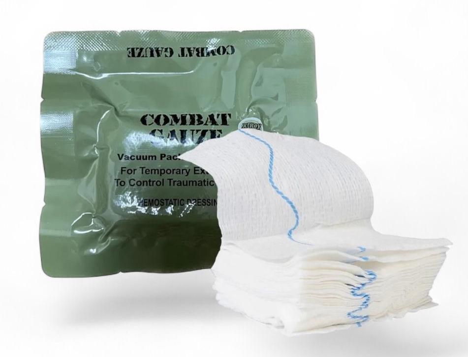 COMBAT GAUZE COM AGENTE HEMOSTÁTICO