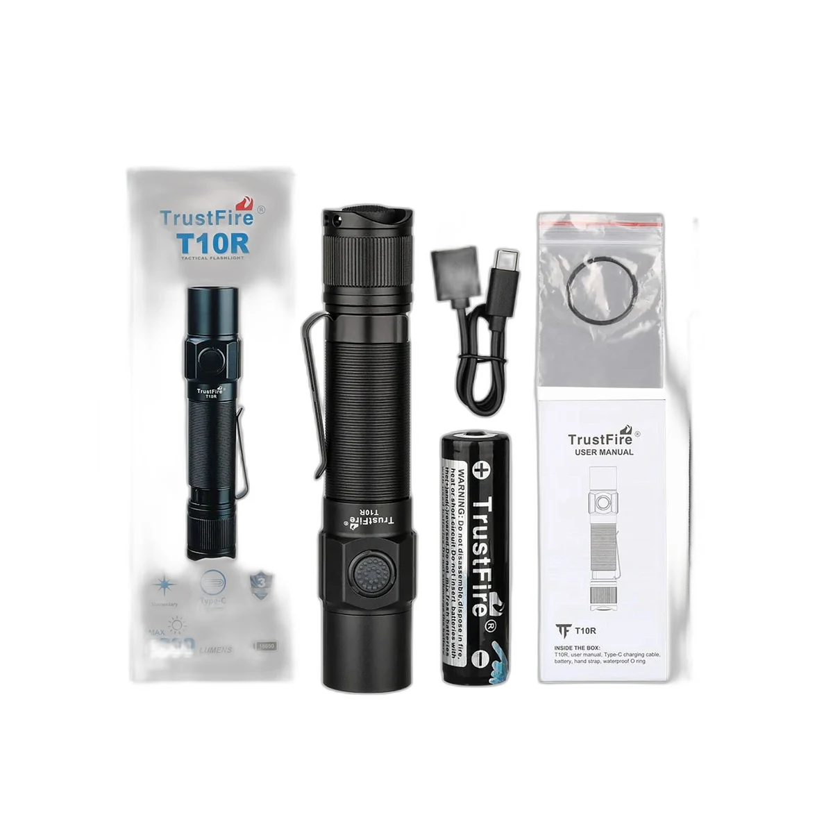 LANTERNA DE MÃO TRUSTFIRE T10R