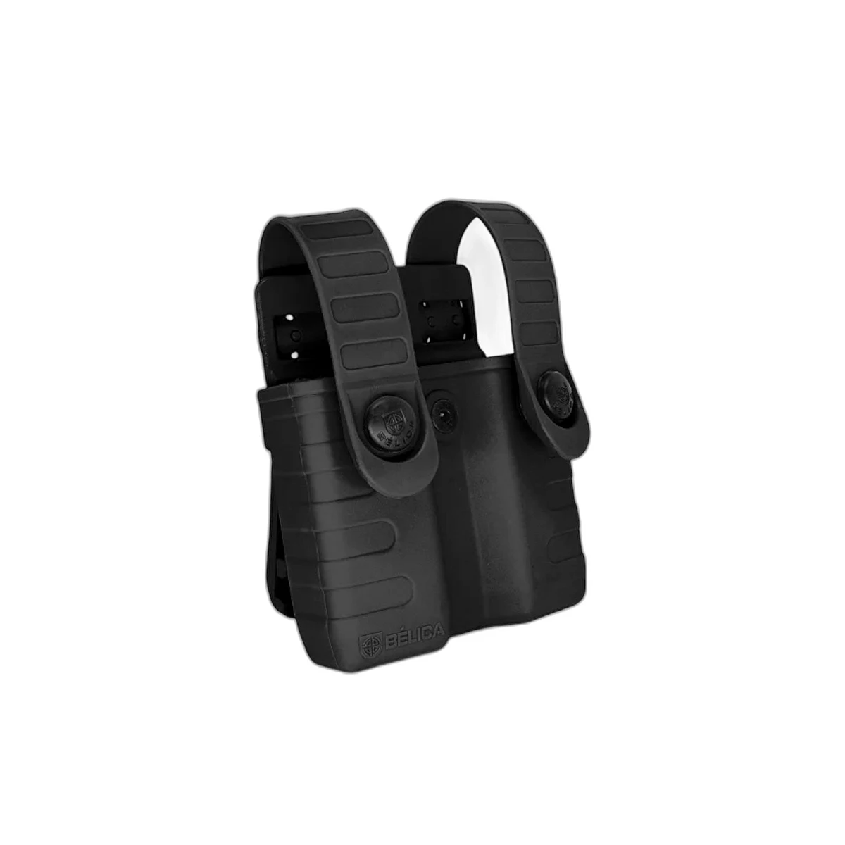 PORTA CARREGADOR DUPLO TAB LOCK FAST - BÉLICA PRETO