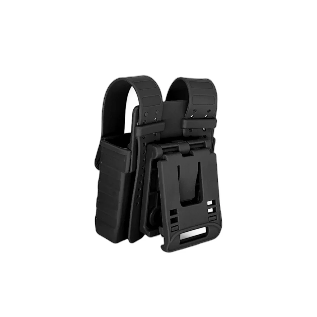 PORTA CARREGADOR DUPLO TAB LOCK FAST - BÉLICA PRETO