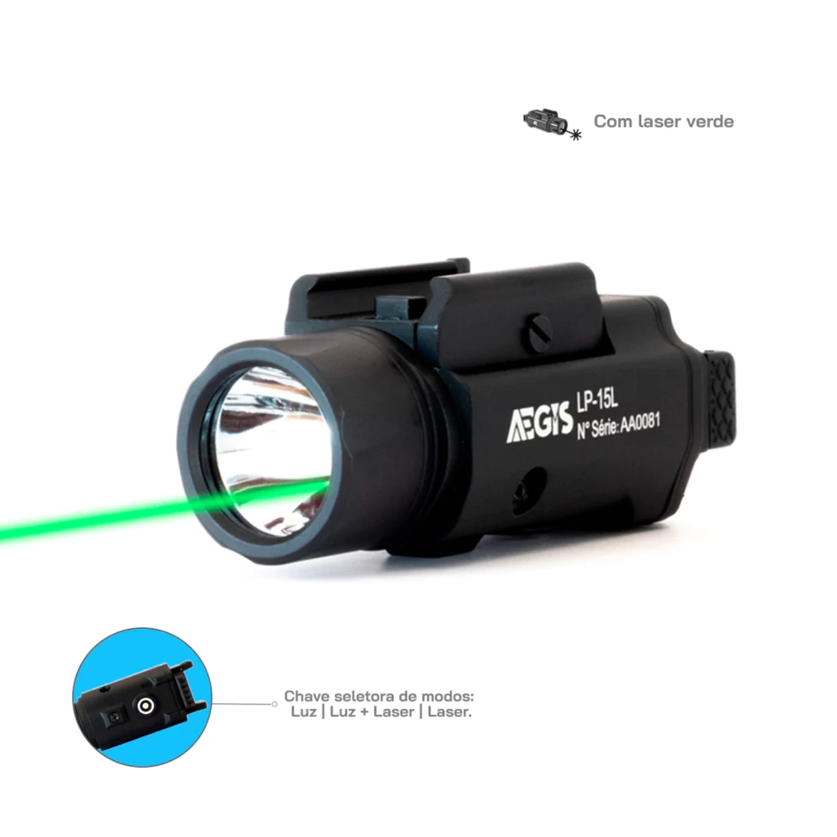 LANTERNA AEGIS LP-15L 1500 LUMENS