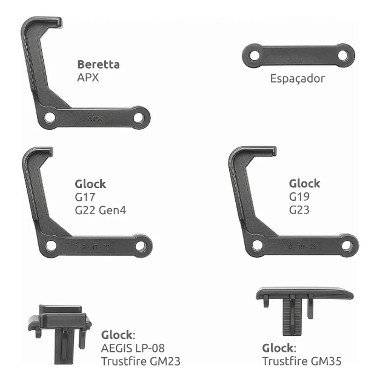 KIT BLACK OPS G22 GEN5 SP Bélica - Speed Mid-Ride - Preto